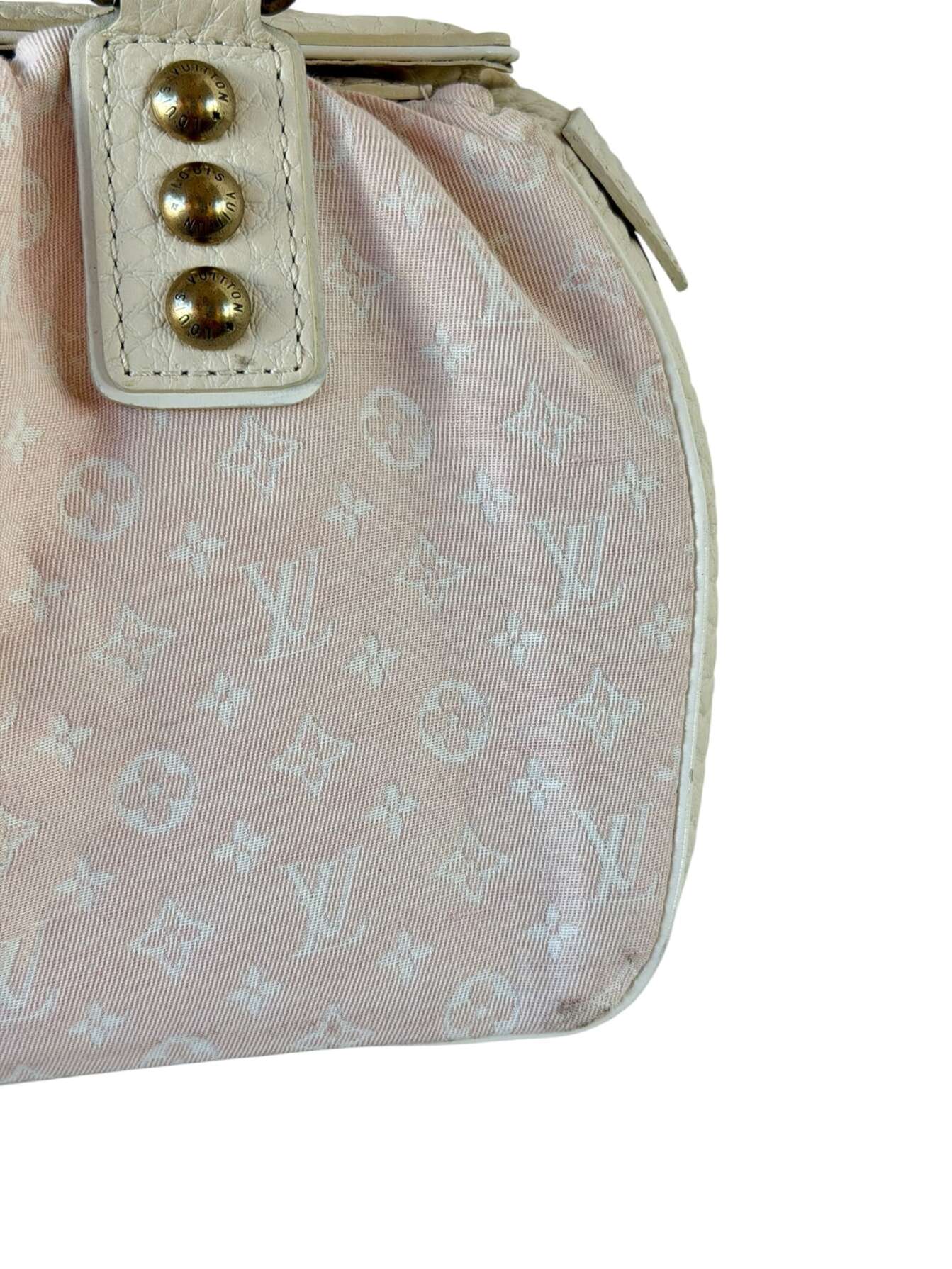 Vintage Τσάντα Χειρός Louis Vuitton - Ροζ Monogram Καμβάς - Image 6