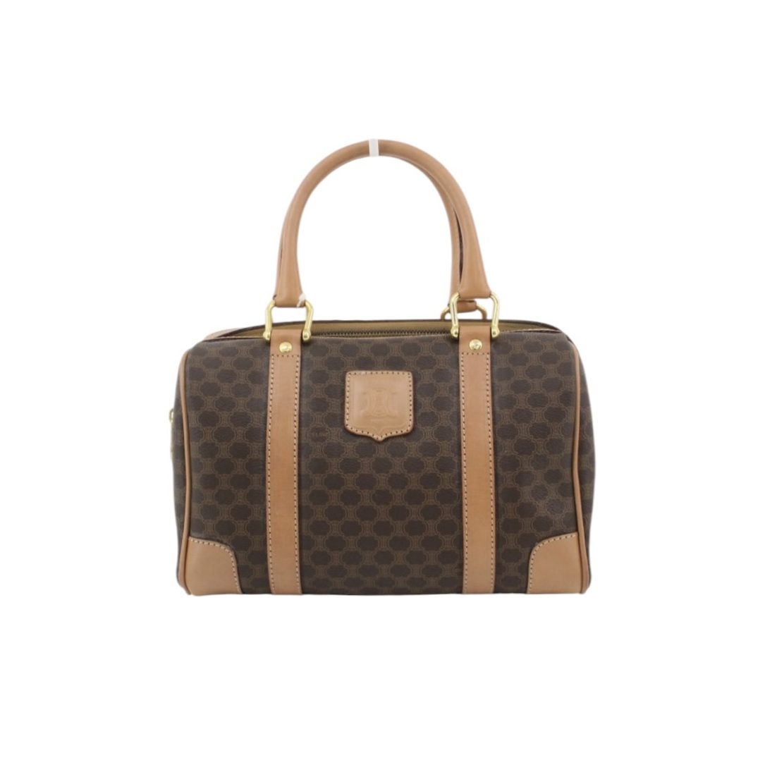 Celine Vintage Macadam Boston Bag