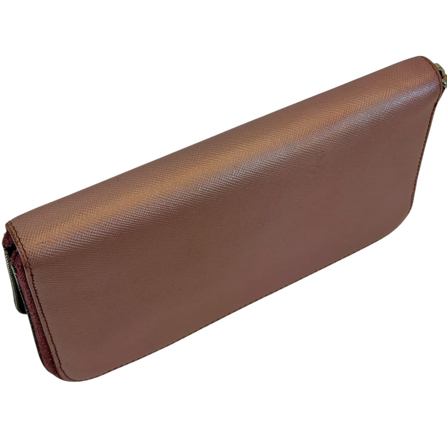 Prada Saffiano Leather Large Zip Around Travel Organizer σε Ροζ - Image 3