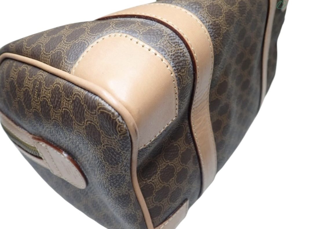 Celine Vintage Macadam Boston Bag - Image 5