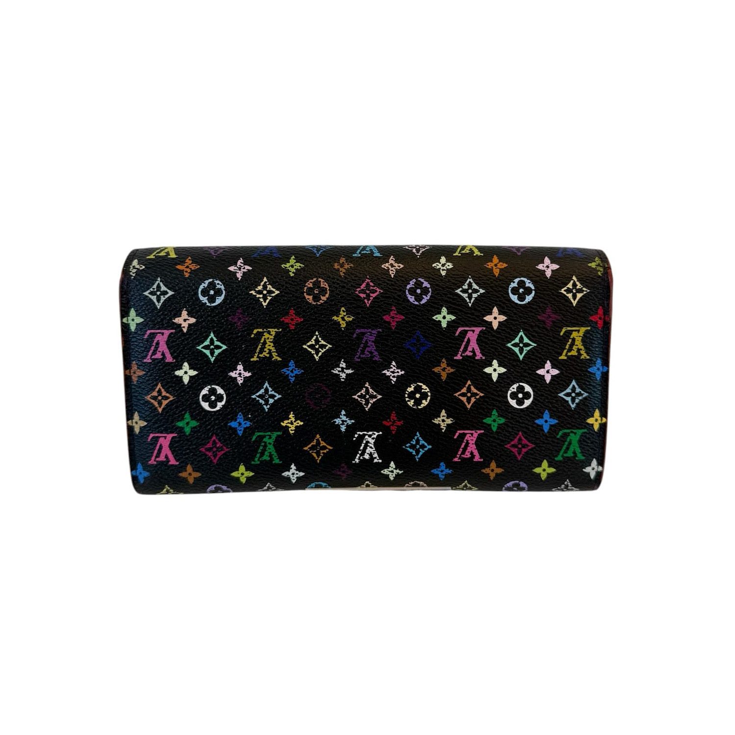 Louis Vuitton Sarah Wallet Monogram Multicolour Black - Image 3