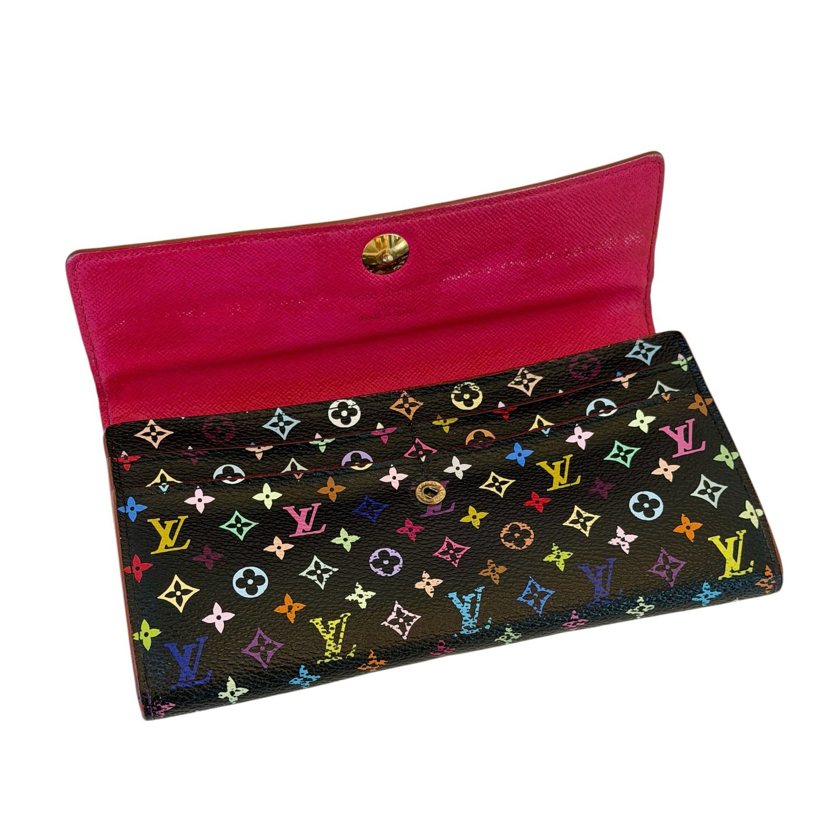 Louis Vuitton Sarah Wallet Monogram Multicolour Black - Image 5