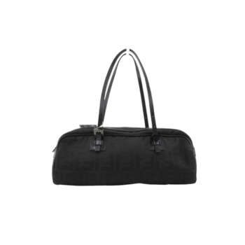 Fendi Vintage Zucca Canvas Shoulder Bag