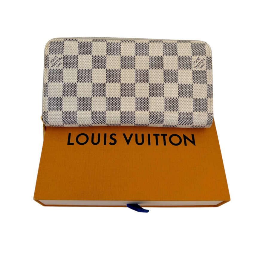 Louis Vuitton Zippy Wallet Damier Azur (με κουτί)
