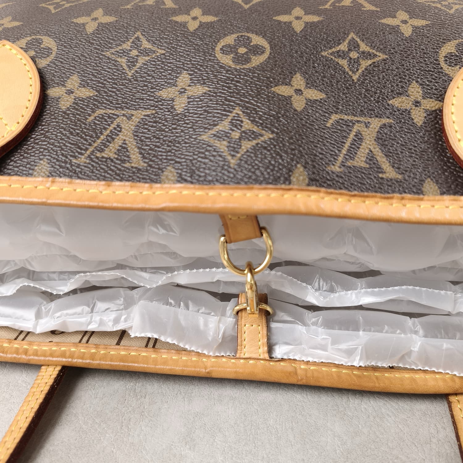 Louis Vuitton Neverfull MM Monogram Canvas — Καφέ Tote με Pochette — φωτογραφία 6