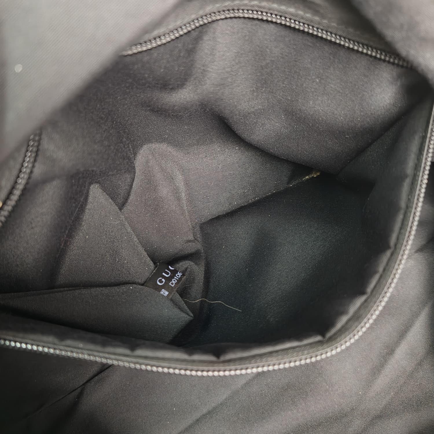 Gucci GG Canvas Boston Bag — Μπλε Σκούρο με Πράσινο-Κόκκινο Web — φωτογραφία 13