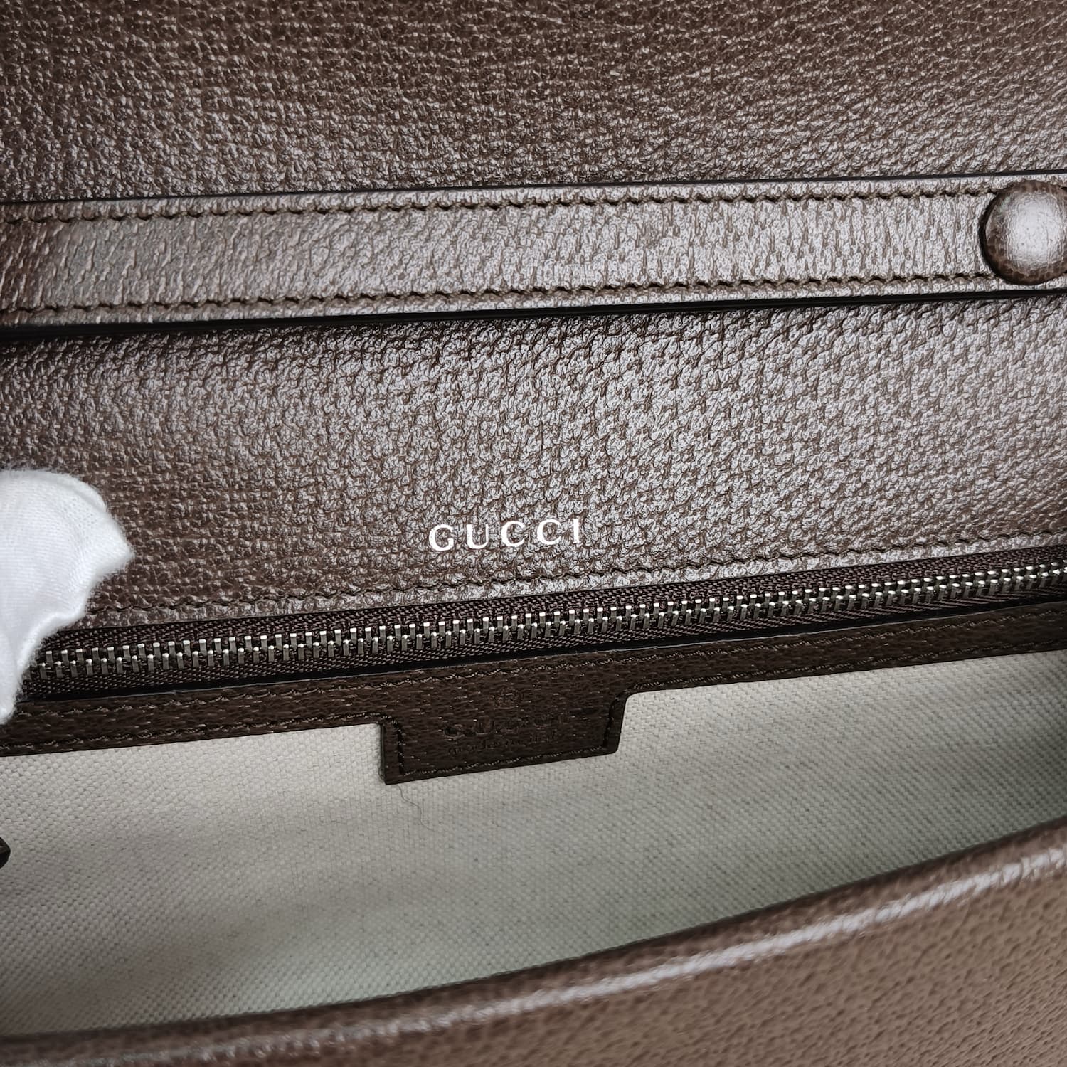 Gucci Dionysus GG Supreme — Τσαντάκι Ώμου με Web και Tiger Head — φωτογραφία 14