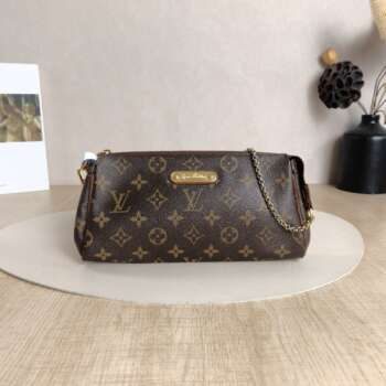 Louis Vuitton Eva Clutch Monogram — Τσαντάκι Ώμου με Χρυσή Αλυσίδα